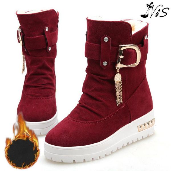 boots nis winter women ankle warm plush woman shoes sneakers flats lace up ladies short snow, Black
boots nis winter women ankle warm plush woman shoes sneakers flats lace up ladies short snow, Black