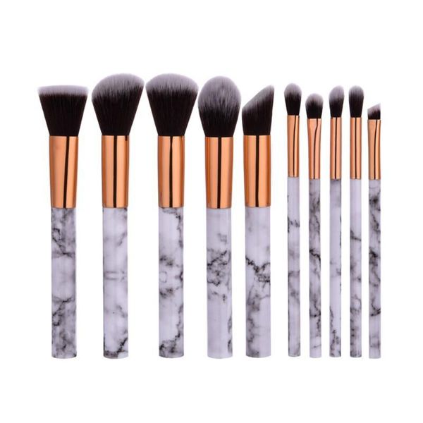 makeup brushes 10pcs marbletexture handle set eye shadow foundation powder eyeliner eyelash lip make up brush cosmetic tools
makeup brushes 10pcs marbletexture handle set eye shadow foundation powder eyeliner eyelash lip make up brush cosmetic tools