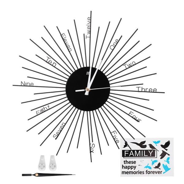 wall clocks hanging clock simple fashionable english numbers style home living room decoration
wall clocks hanging clock simple fashionable english numbers style home living room decoration