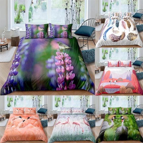 bedding sets 3d printed flower duvet cover feather birds set bedclothes 2/3pc bedspread colorful bed comforters
bedding sets 3d printed flower duvet cover feather birds set bedclothes 2/3pc bedspread colorful bed comforters