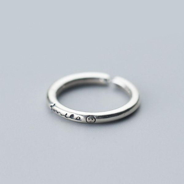 Cluster Rings Sweet Letter Simle Face 925 Sterling Silver Adjustable Ring, Golden;silver
Cluster Rings Sweet Letter Simle Face 925 Sterling Silver Adjustable Ring, Golden;silver