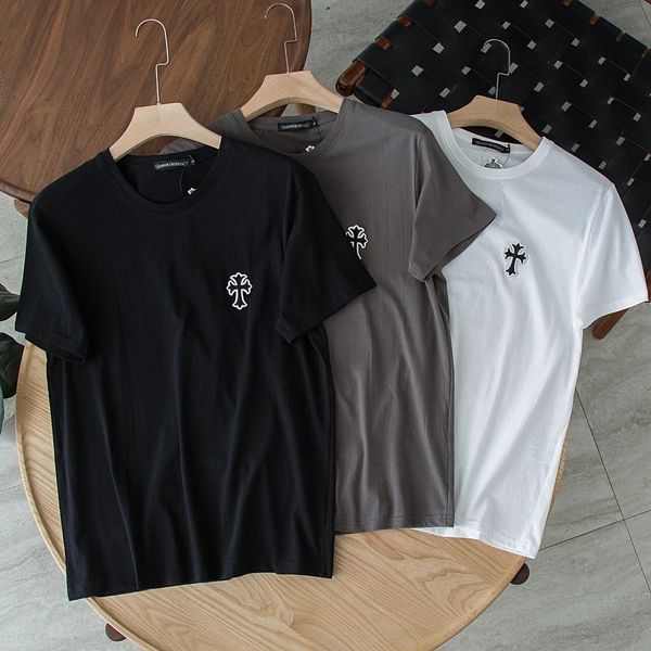 t shirt summer crosin sanskrit cross embroidery print crew neck loose couple, White;black
t shirt summer crosin sanskrit cross embroidery print crew neck loose couple, White;black