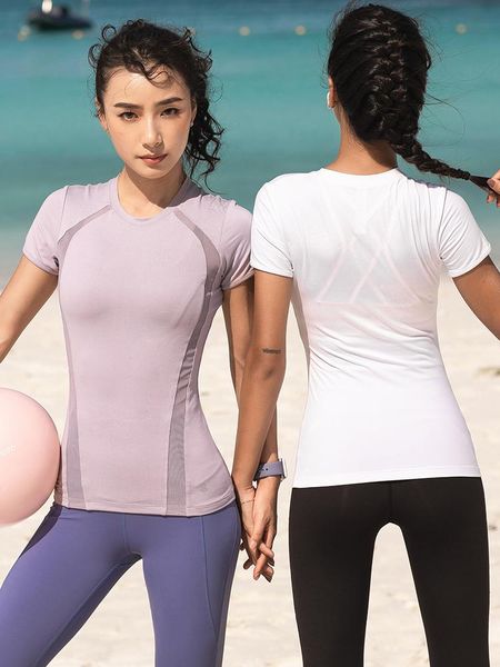 yoga outfit skin-friendly comfortable slim look running sports fitness short sleeve tight t-shirt professional training wear women
yoga outfit skin-friendly comfortable slim look running sports fitness short sleeve tight t-shirt professional training wear women