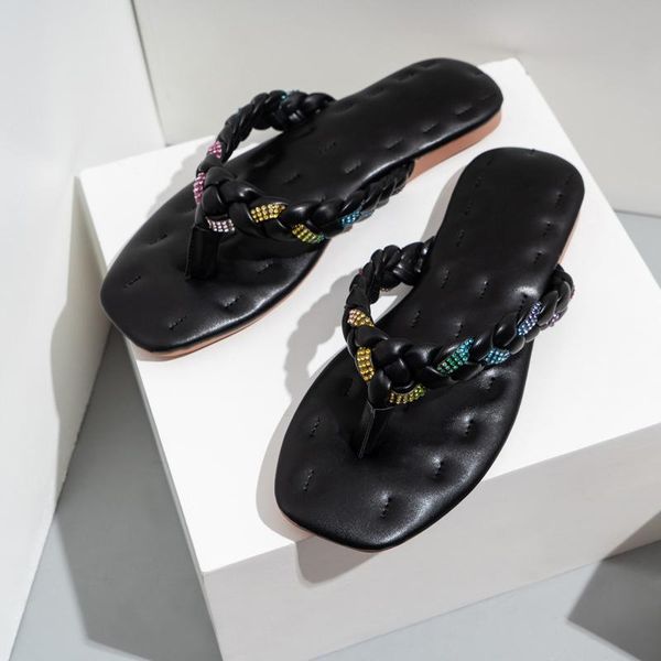 summer slippers clip toe women square flip flops color diamond fashion comfortable outdoor flat ladies 2021 plus size shoe, Black
summer slippers clip toe women square flip flops color diamond fashion comfortable outdoor flat ladies 2021 plus size shoe, Black