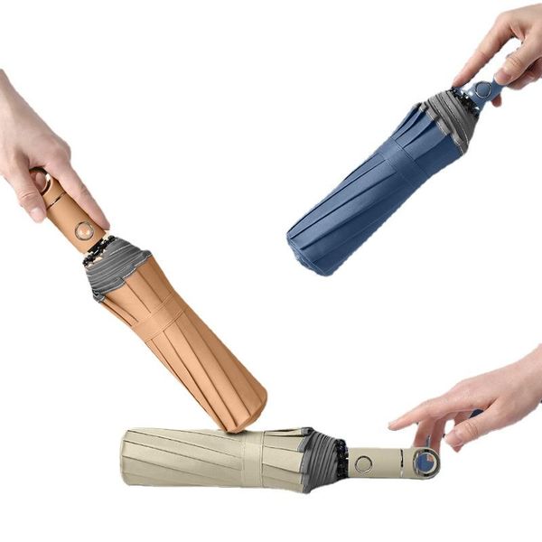 umbrellas full-automatic uv protection sun umbrella women compact female dual-use rain strong windproof folding travel for men
umbrellas full-automatic uv protection sun umbrella women compact female dual-use rain strong windproof folding travel for men