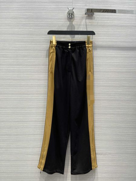 milan runway pants 2021 summer autumn straight fashion designer capris brand same style slacks women's 0619-6, Black;white 
milan runway pants 2021 summer autumn straight fashion designer capris brand same style slacks women's 0619-6, Black;white
