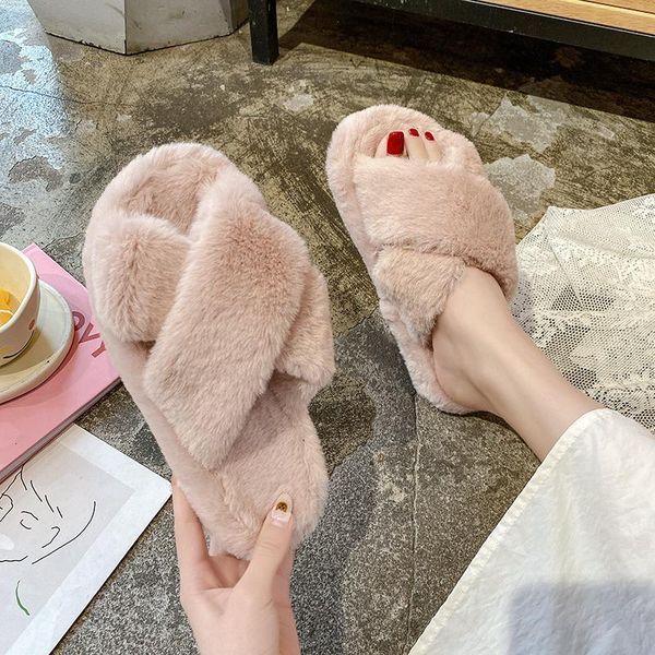slippers women house 2021 winter female slides slip on flats faux fur fashion warm shoes pink cozy home fuzzy, Black
slippers women house 2021 winter female slides slip on flats faux fur fashion warm shoes pink cozy home fuzzy, Black