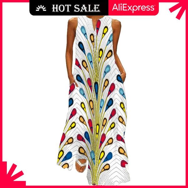 casual dresses movokaka peacock feather stripe print dress 2021 plus size long summer woman sleeveless holiday beach women, Black;gray
casual dresses movokaka peacock feather stripe print dress 2021 plus size long summer woman sleeveless holiday beach women, Black;gray