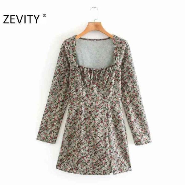 zevity women vintage square collar pleats long sleeve mini dress office ladies chic floral print hem split vestido ds4588 210419, Black;gray
zevity women vintage square collar pleats long sleeve mini dress office ladies chic floral print hem split vestido ds4588 210419, Black;gray