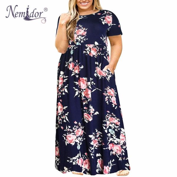 nemidor 2021 s women o-neck long sleeve summer casual dress plus size 7xl 8xl 9xl vintage maxi with pockets party dresses, White;black
nemidor 2021 s women o-neck long sleeve summer casual dress plus size 7xl 8xl 9xl vintage maxi with pockets party dresses, White;black