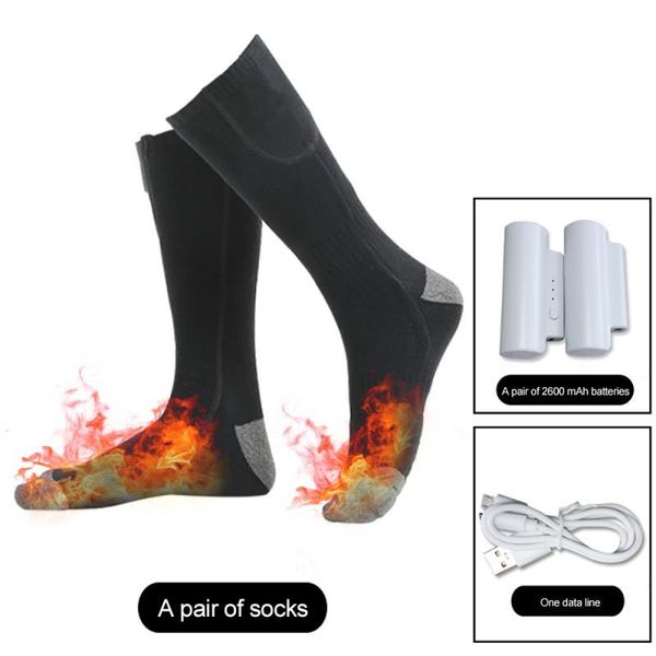 sports socks thicken warmer electric heated rechargeable battery for women men winter outdoor skiing cycling sport, Black
sports socks thicken warmer electric heated rechargeable battery for women men winter outdoor skiing cycling sport, Black