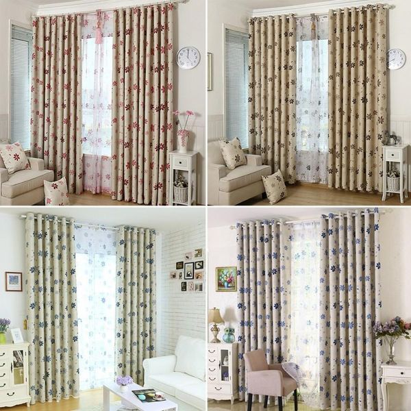 curtain & drapes high shading blackout curtains with grommet flower for living dining bedroom window treatment home decorations 1pc
curtain & drapes high shading blackout curtains with grommet flower for living dining bedroom window treatment home decorations 1pc