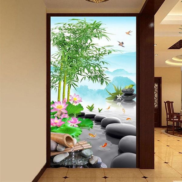 wallpapers drop custom po wallpaper chinese style bamboo lotus landscape entrance background wall decoration painting
wallpapers drop custom po wallpaper chinese style bamboo lotus landscape entrance background wall decoration painting