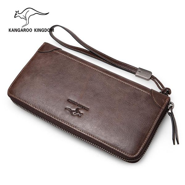 wallets kangaroo kingdom luxury men brand genuine leather long zipper purse clutch bag, Red;black
wallets kangaroo kingdom luxury men brand genuine leather long zipper purse clutch bag, Red;black