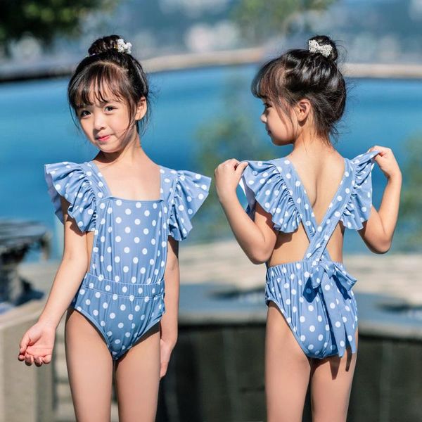 little / big girls' one piece swimsuit with flounce cross tie knot back dot printed swimwear bathing suits 2-12 years one-piece
little / big girls' one piece swimsuit with flounce cross tie knot back dot printed swimwear bathing suits 2-12 years one-piece
