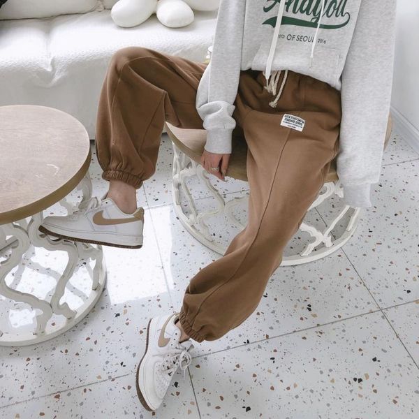women's pants & capris thicken fleece casual sweatpant drawstring cinch bottom loose flocking harem plain high waist track trousers, Black;white
women's pants & capris thicken fleece casual sweatpant drawstring cinch bottom loose flocking harem plain high waist track trousers, Black;white