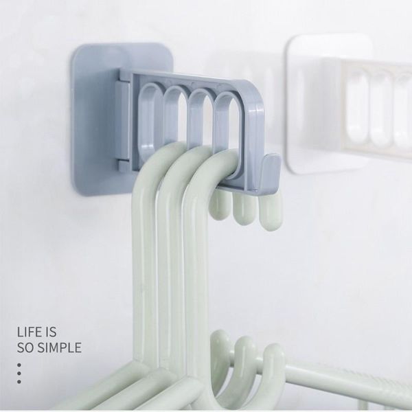 hooks & rails shelves for wall 1pc rotatable wall-mounted multipurpose sticker hanger with 4 cells 
hooks & rails shelves for wall 1pc rotatable wall-mounted multipurpose sticker hanger with 4 cells