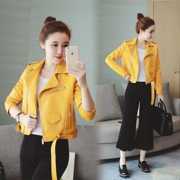 women's leather & faux 2021 spring dress, south korean slim wash jacket, motorcycle pu short small coat, color, Black
women's leather & faux 2021 spring dress, south korean slim wash jacket, motorcycle pu short small coat, color, Black