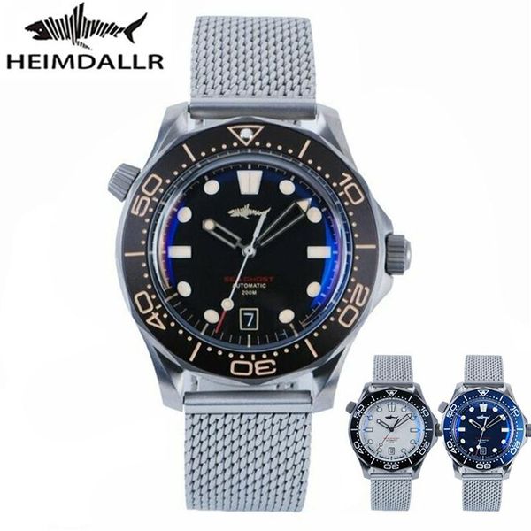 wristwatches heimdallr diving watch nh35 automatic mechanical c3 luminous black blue white dial titanium sea ghost 200m steel nylon band ntt, Slivery;brown
wristwatches heimdallr diving watch nh35 automatic mechanical c3 luminous black blue white dial titanium sea ghost 200m steel nylon band ntt, Slivery;brown