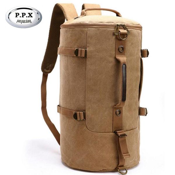 backpack men military waterproof canvas bucket bag trave backpacks multi-function travel high-capacity lapp423
backpack men military waterproof canvas bucket bag trave backpacks multi-function travel high-capacity lapp423