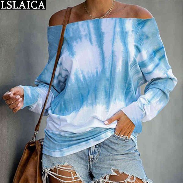 t shirts women summer long sleeve slash neck tie dye ladies casual elegant plus size s-5xl streetwear 210520, White
t shirts women summer long sleeve slash neck tie dye ladies casual elegant plus size s-5xl streetwear 210520, White