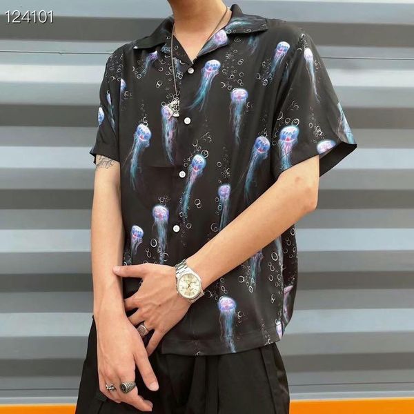 men's casual shirts w0996 fashion 2021 runway luxury european design party style clothing, White;black
men's casual shirts w0996 fashion 2021 runway luxury european design party style clothing, White;black
