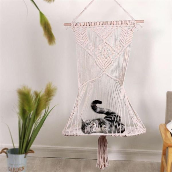 cat beds & furniture hammock hand-woven durable hanging window pod lounger suction cups bearing bed 40kg for pet rest
cat beds & furniture hammock hand-woven durable hanging window pod lounger suction cups bearing bed 40kg for pet rest