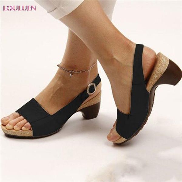 dress shoes louluen 2021 sandals fashion women beach summer rome thick heel pumps ankle buckle open toe 35- 43 drop #0709, Black
dress shoes louluen 2021 sandals fashion women beach summer rome thick heel pumps ankle buckle open toe 35- 43 drop #0709, Black