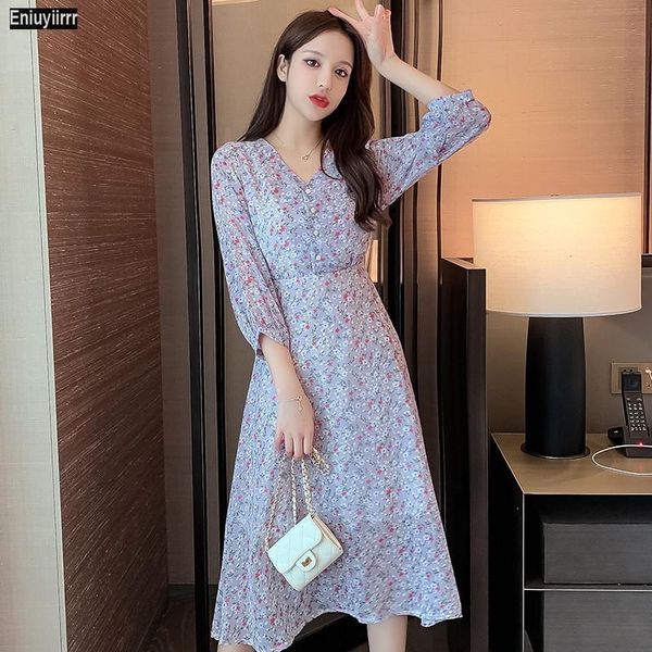party elegant floral a line chic dress 2021 design long purple fashion lady women dresses casual, Black;gray
party elegant floral a line chic dress 2021 design long purple fashion lady women dresses casual, Black;gray