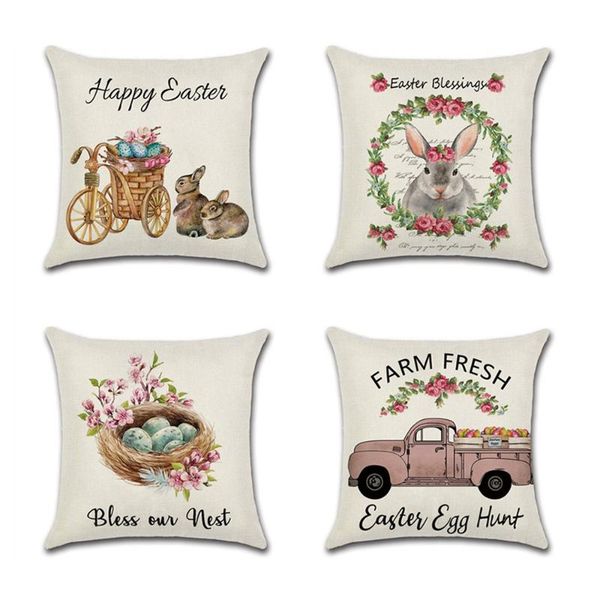 cushion/decorative pillow 45x45cm easter cushion cover egg truck printed linen case decoration for home sofa bed pillowcase
cushion/decorative pillow 45x45cm easter cushion cover egg truck printed linen case decoration for home sofa bed pillowcase