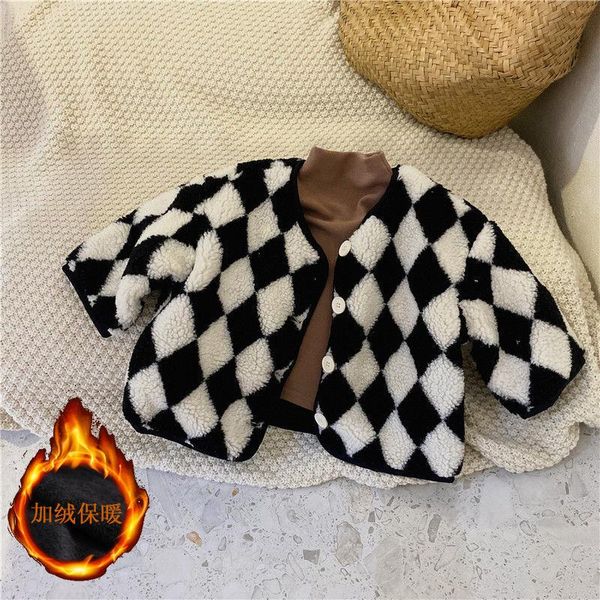 jackets 2021 baby boys girls classic plaid coat kids fake fur velvet warm winter coats children outfis clothes, Blue;gray
jackets 2021 baby boys girls classic plaid coat kids fake fur velvet warm winter coats children outfis clothes, Blue;gray
