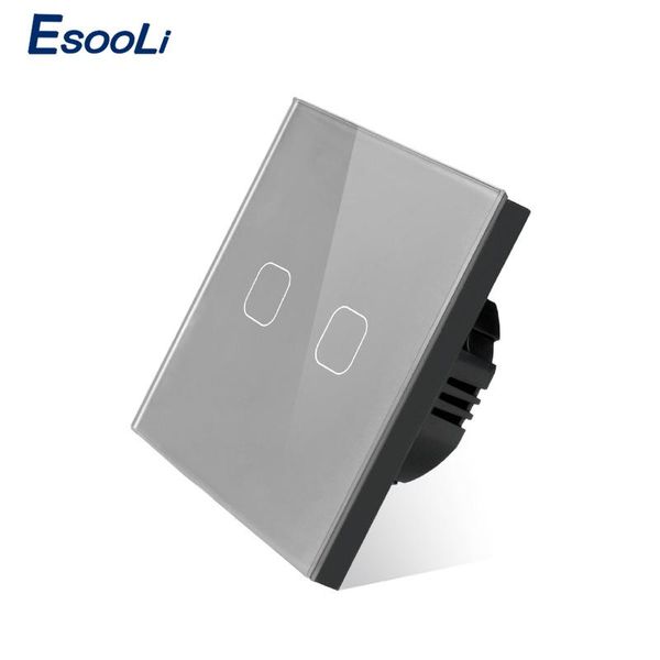 smart home control esooli eu standard 2 gang 1 way wall light controler automation touch switch waterproof and fireproof
smart home control esooli eu standard 2 gang 1 way wall light controler automation touch switch waterproof and fireproof