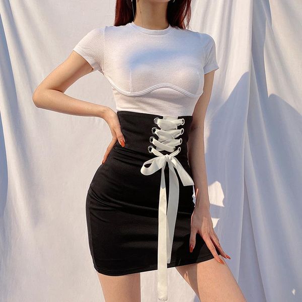 imucci lace up black skirt women 2021 autumn high waisted mini skirts cross strap stretch korean fashion ladies clothing
imucci lace up black skirt women 2021 autumn high waisted mini skirts cross strap stretch korean fashion ladies clothing