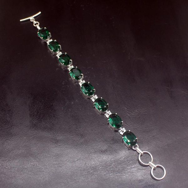 link, chain gemstonefactory jewelry big promotion 925 silver glowing shiny green z lady women charm links bracelet 20cm 20213530, Black
link, chain gemstonefactory jewelry big promotion 925 silver glowing shiny green z lady women charm links bracelet 20cm 20213530, Black
