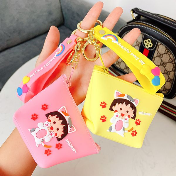 keyring keychain small ball trend portable silicone zero wallet creative rabbit cute cartoon car pendant bag, Silver
keyring keychain small ball trend portable silicone zero wallet creative rabbit cute cartoon car pendant bag, Silver