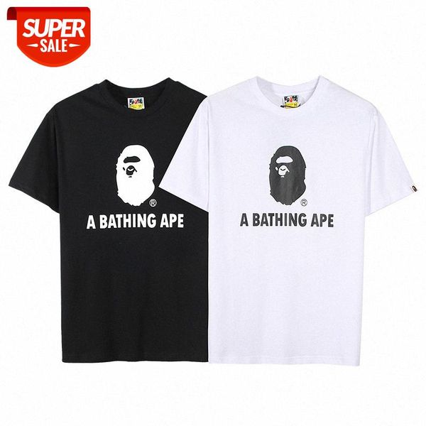 japanese brand ape-man head classic printed letter t-shirt men's casual bottoming shirt #la2b, White;black
japanese brand ape-man head classic printed letter t-shirt men's casual bottoming shirt #la2b, White;black