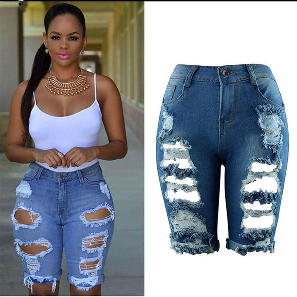 women's jeans 2021 summer women personality holes pants knee length blue high waist europe elasticity
women's jeans 2021 summer women personality holes pants knee length blue high waist europe elasticity