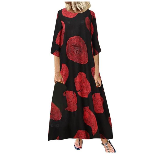 casual dresses dress women's clothing appliques woman print 3/4 sleeves o-neck daily loose summer, Black;gray
casual dresses dress women's clothing appliques woman print 3/4 sleeves o-neck daily loose summer, Black;gray