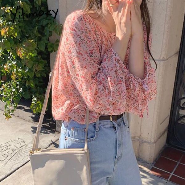 women's blouses & shirts yitimoky button up shirt women chiffon print floral lantern sleeve v-neck bandage korean fashion casual cashm, White
women's blouses & shirts yitimoky button up shirt women chiffon print floral lantern sleeve v-neck bandage korean fashion casual cashm, White