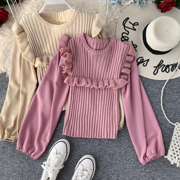 women's t-shirt - women's long sleeve sweater, pleated knitted tulle retail, beautiful 17ol, White
women's t-shirt - women's long sleeve sweater, pleated knitted tulle retail, beautiful 17ol, White