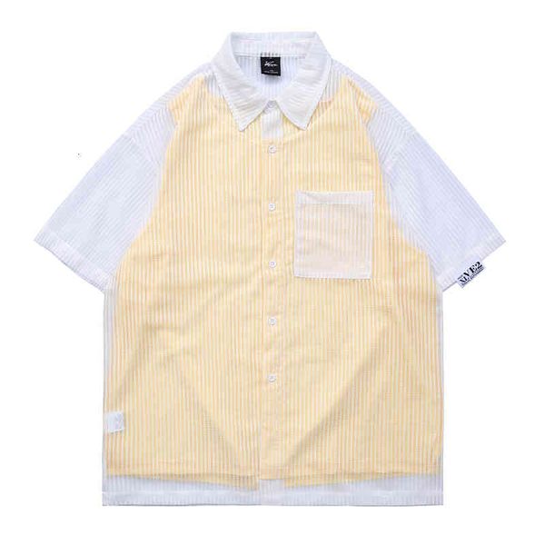 men's casual shirts harakuku two pieces of mesh short sleeves men's summer lapel oversize casual hawaiian hip hop shirt harajuku l, White;black
men's casual shirts harakuku two pieces of mesh short sleeves men's summer lapel oversize casual hawaiian hip hop shirt harajuku l, White;black