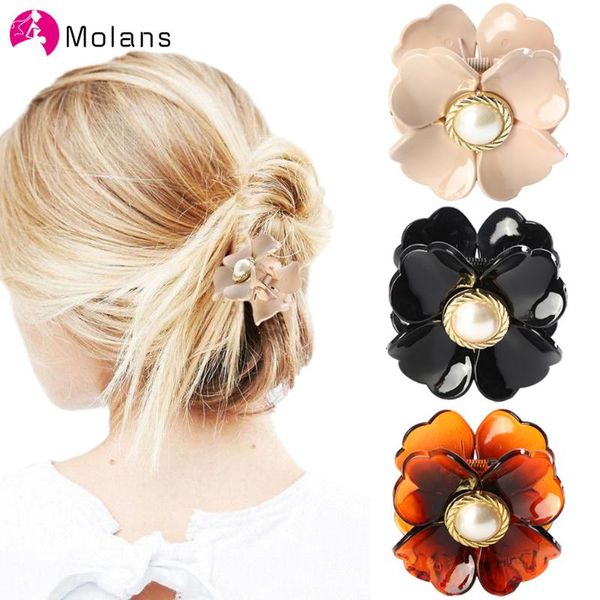 molans pearl hair for women girls clips hairpins flower barrettes crab styling make up tool accessories
molans pearl hair for women girls clips hairpins flower barrettes crab styling make up tool accessories