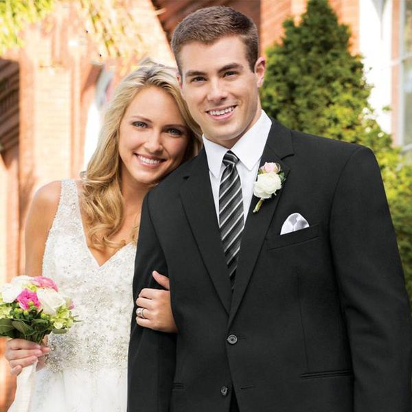 men's suits & blazers black men suit wedding for man bridegroom groomsmen blazer slim fit formal tailored tuxedo 2piece terno, White;black
men's suits & blazers black men suit wedding for man bridegroom groomsmen blazer slim fit formal tailored tuxedo 2piece terno, White;black