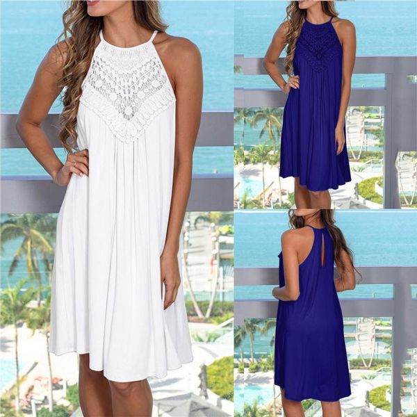 casual dresses women sleeveless hollow out lace patchwork solid loose hem dress summer fresh ladies stitching, Black;gray
casual dresses women sleeveless hollow out lace patchwork solid loose hem dress summer fresh ladies stitching, Black;gray