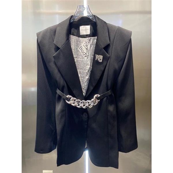 women's suits & blazers korean latest clothing fake two-piece notched collar long sleeves with belt rhinestone lady high street 2021 fa, White;black
women's suits & blazers korean latest clothing fake two-piece notched collar long sleeves with belt rhinestone lady high street 2021 fa, White;black