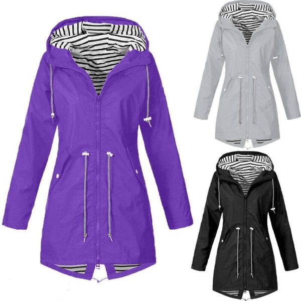 women's trench coats fashion girl lady hooded raincoat outdoor travel waterproof riding cloth rain coat for women poncho long rainwear, Tan;black
women's trench coats fashion girl lady hooded raincoat outdoor travel waterproof riding cloth rain coat for women poncho long rainwear, Tan;black