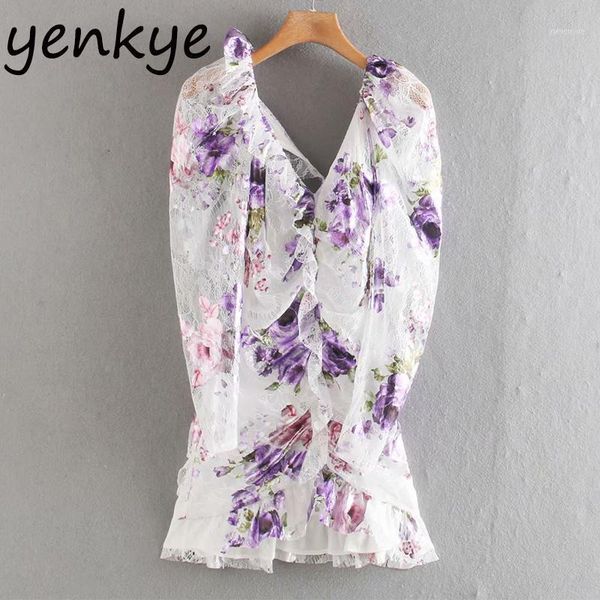 casual dresses romantic floral print lace dress women backless long sleeve v neck ruffle bodycon mini summer party vestidos xngc9694, Black;gray
casual dresses romantic floral print lace dress women backless long sleeve v neck ruffle bodycon mini summer party vestidos xngc9694, Black;gray