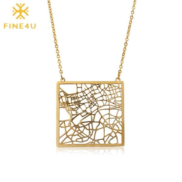 gold color square grid pendant necklace for women stainless steel chain friendship girl's gift drop necklaces, Silver
gold color square grid pendant necklace for women stainless steel chain friendship girl's gift drop necklaces, Silver