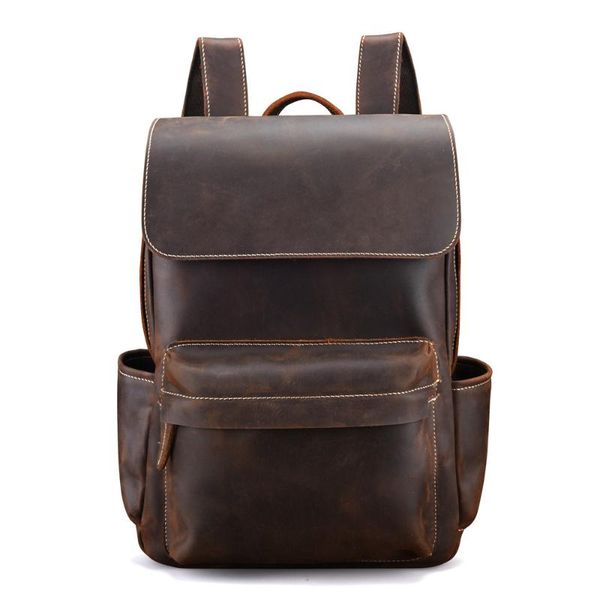 backpack school daypack large capacity lapbag genuine leather travel knapsack men rucksack
backpack school daypack large capacity lapbag genuine leather travel knapsack men rucksack