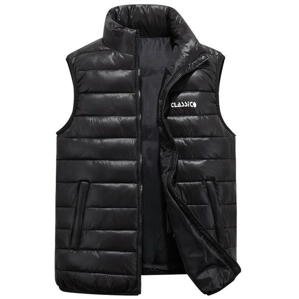 male autumn winter thicken down cotton vest sleeveless zipper jacket fashion solid color casual slim-fit coat plus size 6xl men's vests, Black;white
male autumn winter thicken down cotton vest sleeveless zipper jacket fashion solid color casual slim-fit coat plus size 6xl men's vests, Black;white